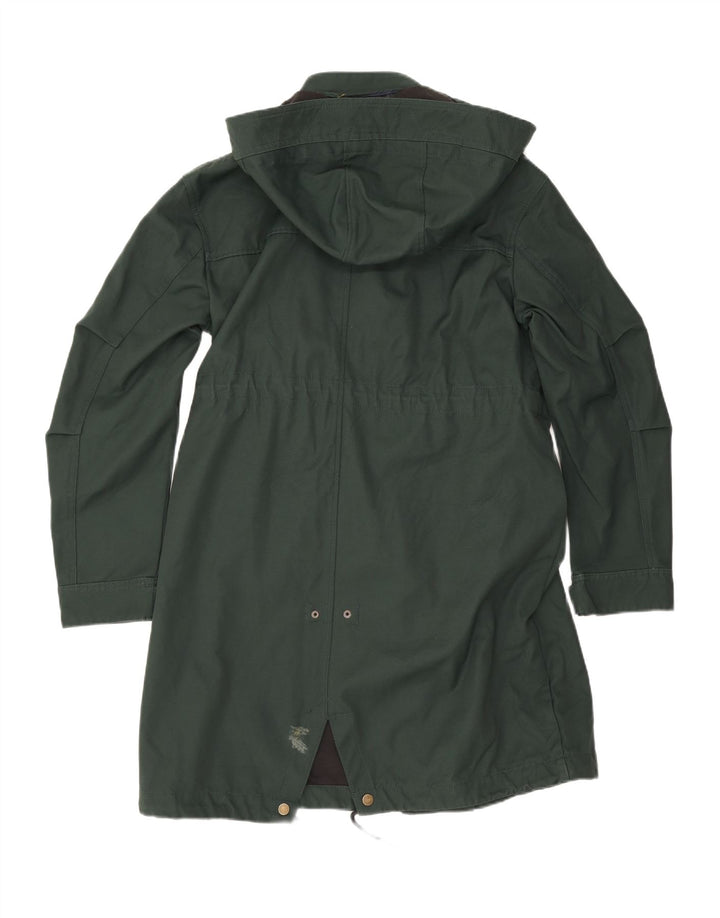 Jachetă parka cu glugă pentru bărbați Zara UK 36 Mic verde