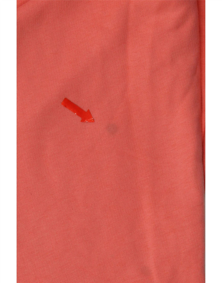 Pantaloni de trening Zara Barbati Joggeri Bumbac portocaliu mediu