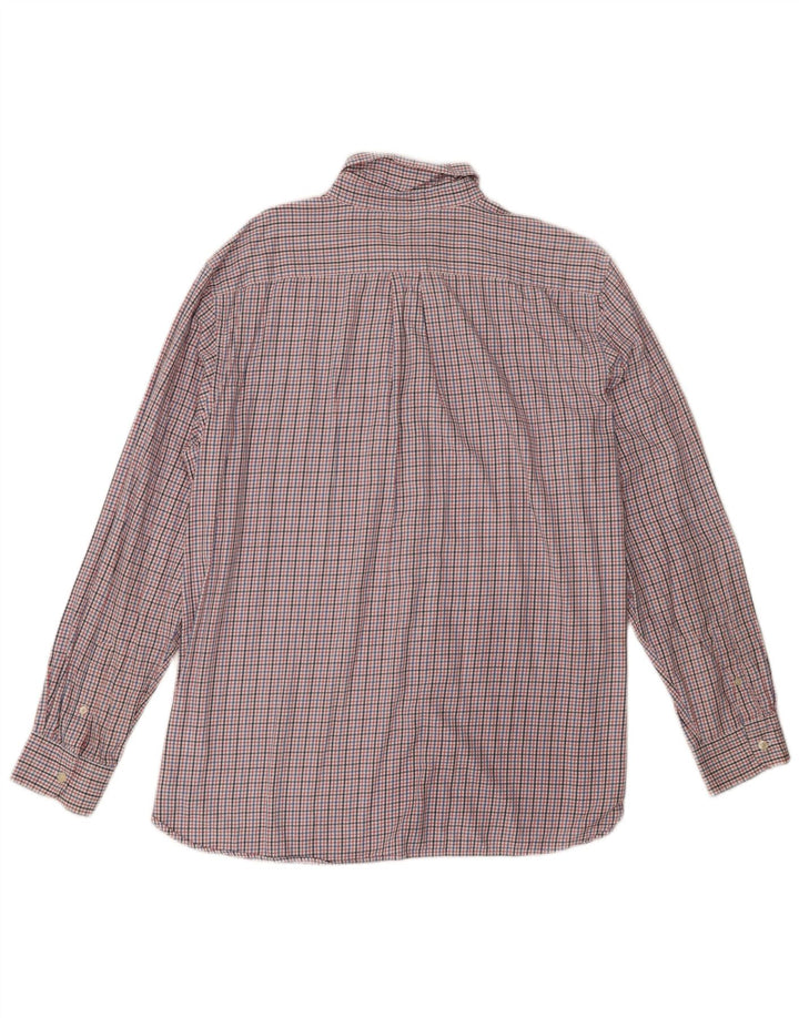 Cămașă de flanel pentru bărbați Chaps XL, bumbac cu carouri roșii