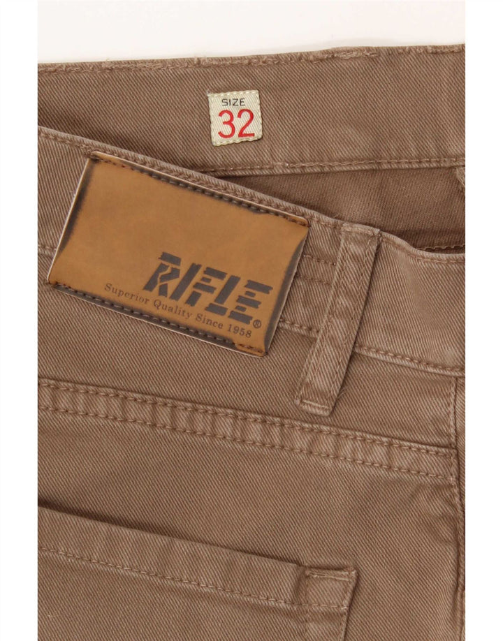 Blugi slim pentru femei Rifle W32 L34 bumbac bej