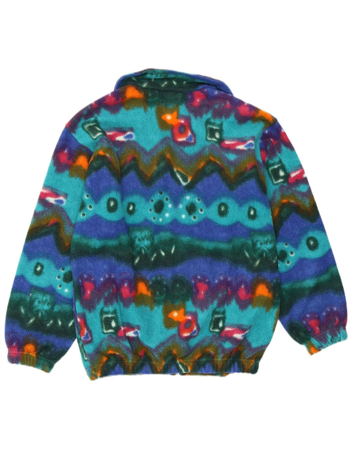 Jachetă polară pentru bărbați Cacao IT 46 Poliester geometric multicolor mic