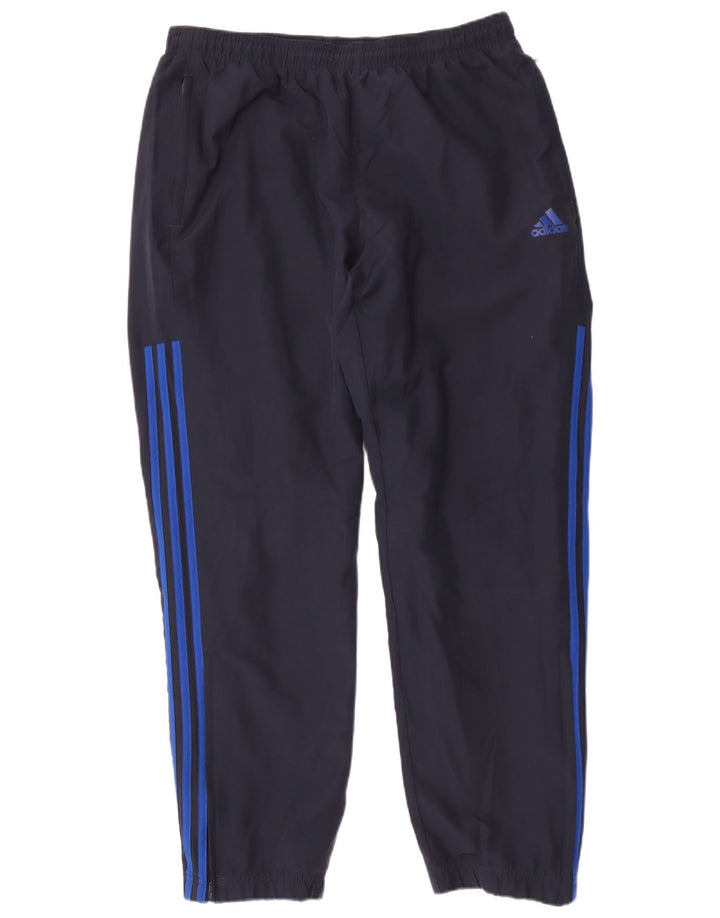 Pantaloni de trening Adidas pentru bărbați, mari, albastru, poliester