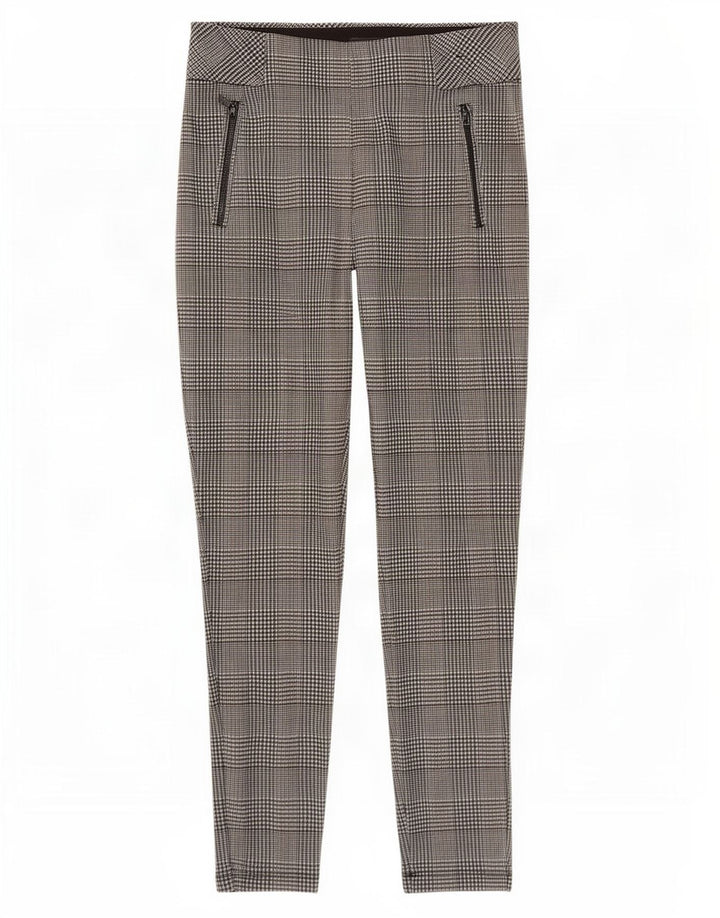 Leggings crop pentru femei Marks & Spencer UK 12 Medium Gri Houndstooth