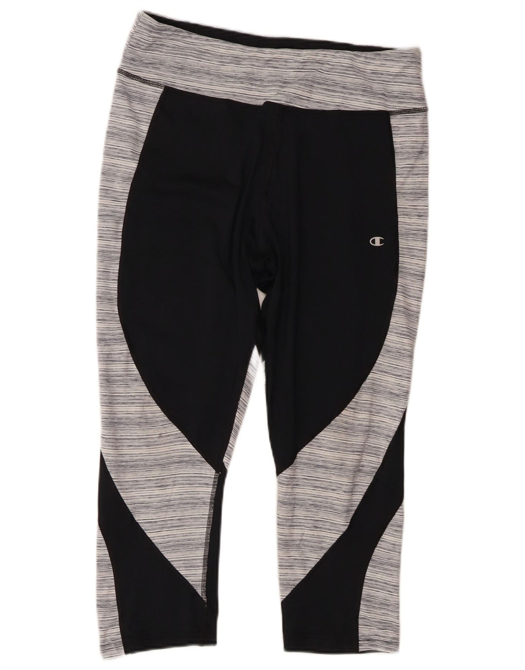 Leggings Capri Champion pentru femei UK 18 XL Poliester cu dungi negre