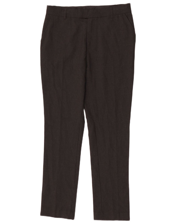 Marks & Spencer Pantaloni de costum subțiri pentru băieți 14-15 ani L29 L29 Gri Poliester