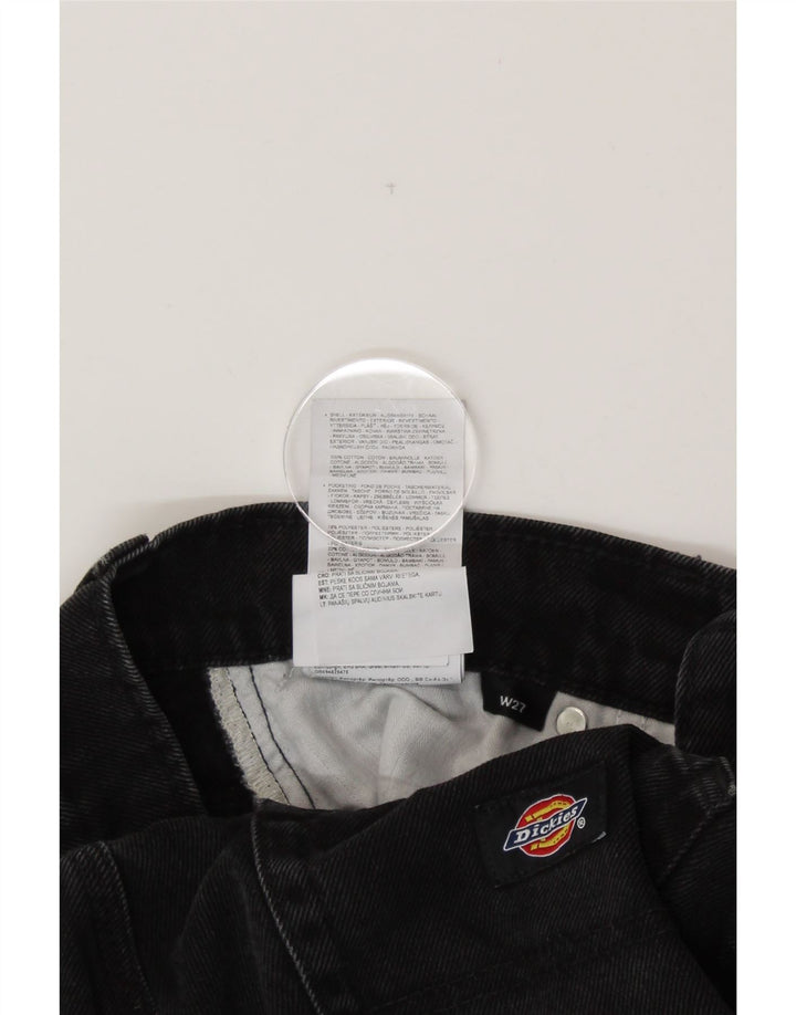 DICKIES Blugi drepti pentru femei W27 L30 bumbac negru