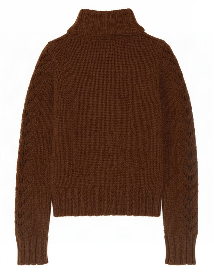 Pulover cardigan pentru femei Zara UK 12 Maro Mediu