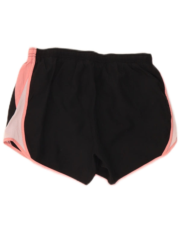 Pantaloni scurți sport Nike, cu tăiere lentă, pentru femei UK 4 XS, negru, sport, blocuri de culoare