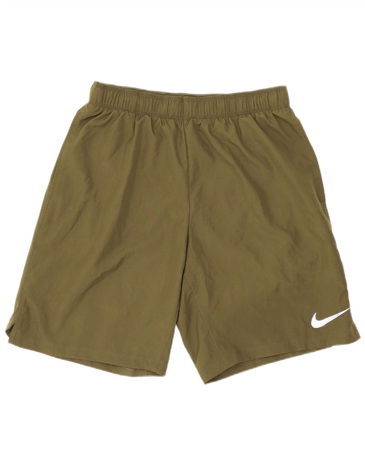 Pantaloni scurți sport Nike pentru bărbați, verde mediu, poliester