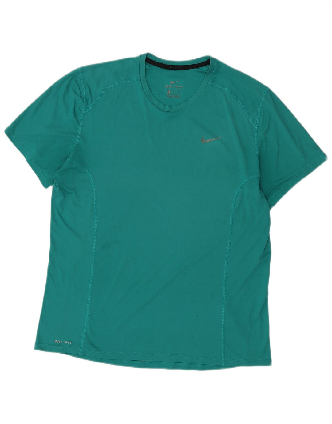 Tricou Nike Dri Fit pentru bărbați Top mare din poliester verde