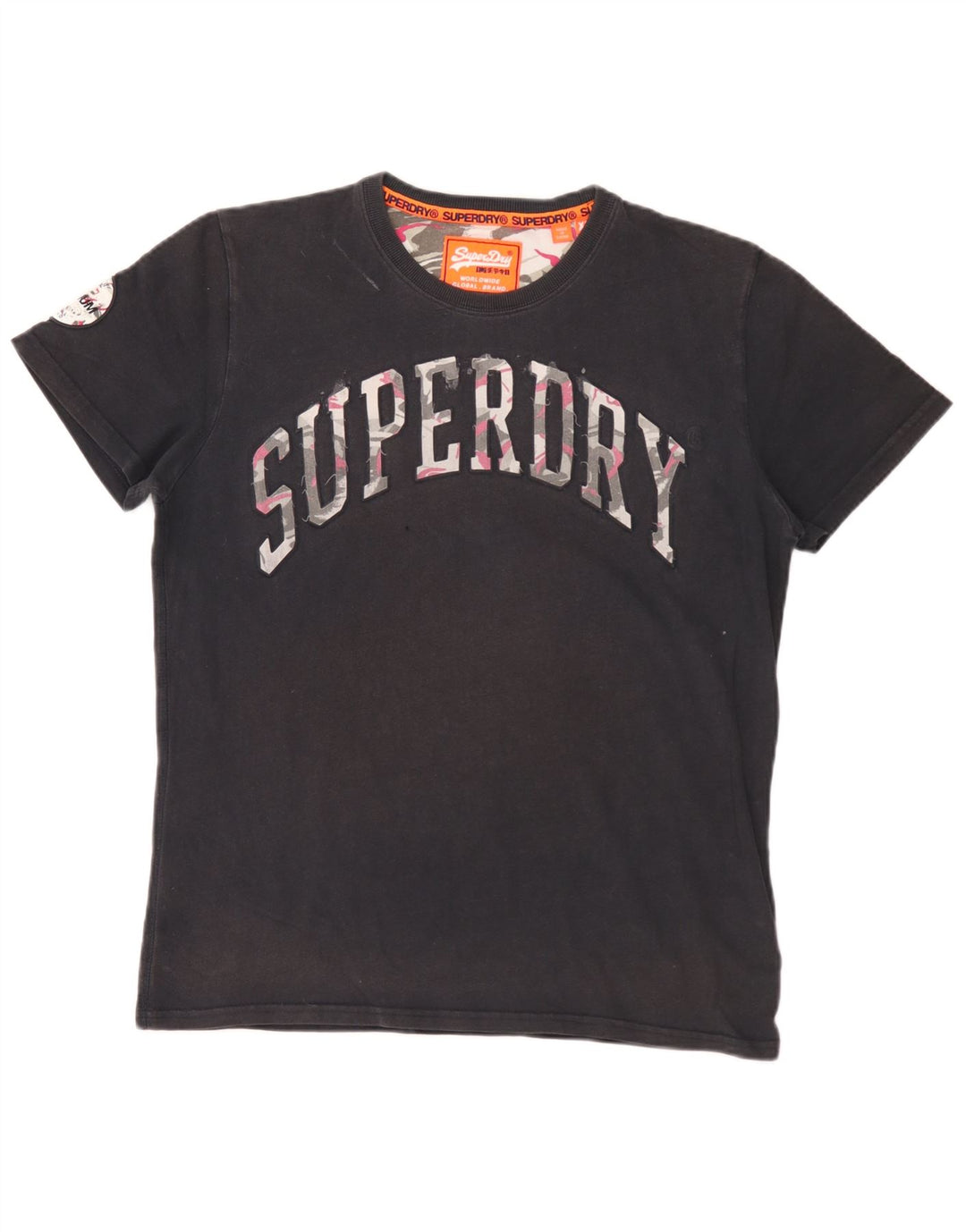 Tricou grafic pentru bărbați Superdry Top XL bumbac negru