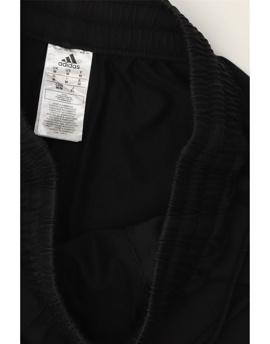 Pantaloni de trening ADIDAS pentru bărbați Joggeri, bumbac mediu negru
