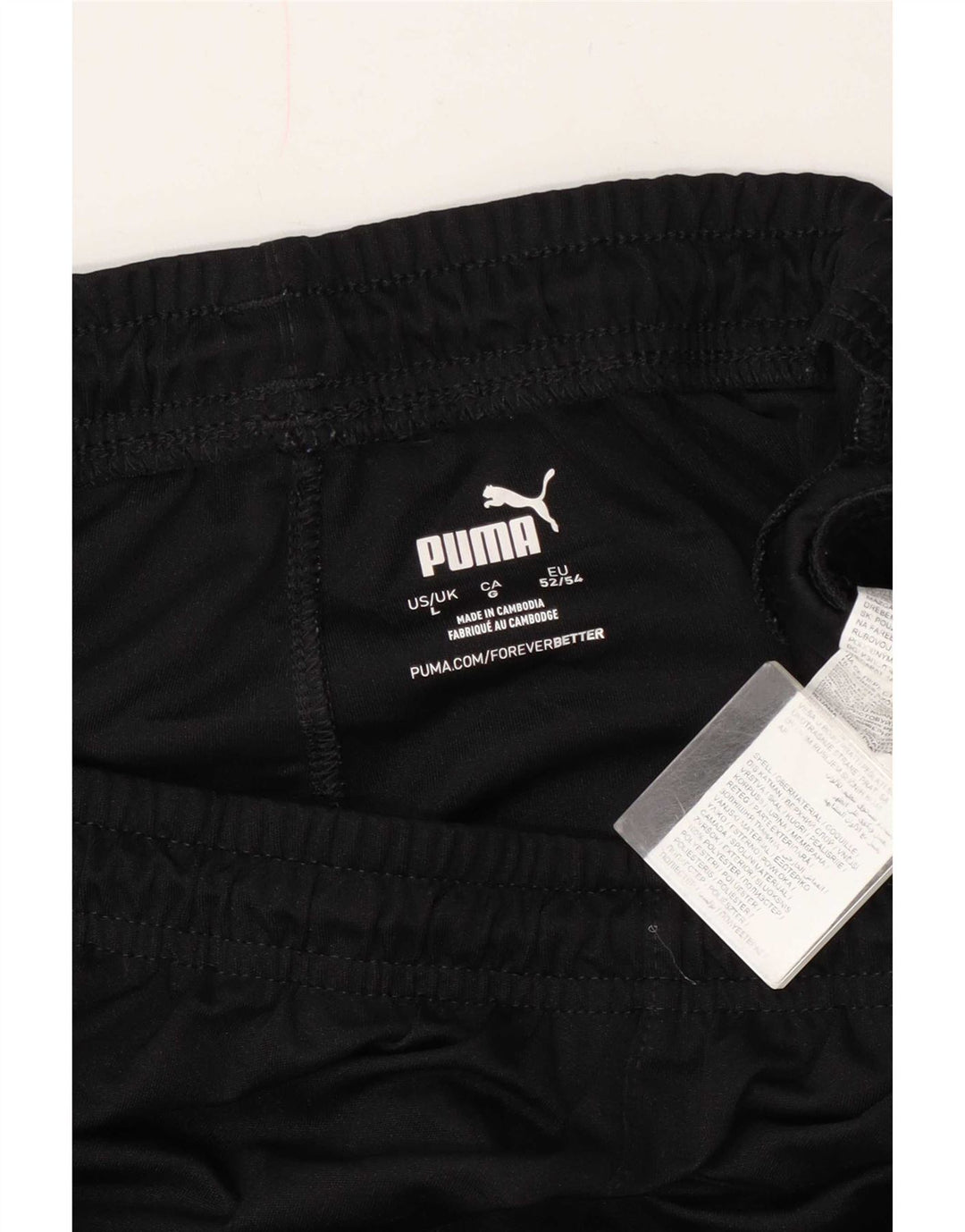 Pantaloni scurți sport Puma pentru bărbați, mari, negru, poliester