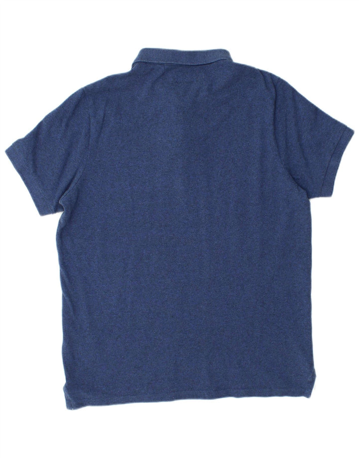 Tricou polo pentru bărbați Superdry, mare, bleumarin, bumbac