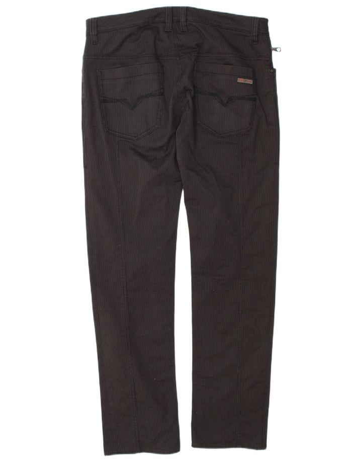 Guess Blugi drepti pentru bărbați W33 L32 bumbac cu dungi negre