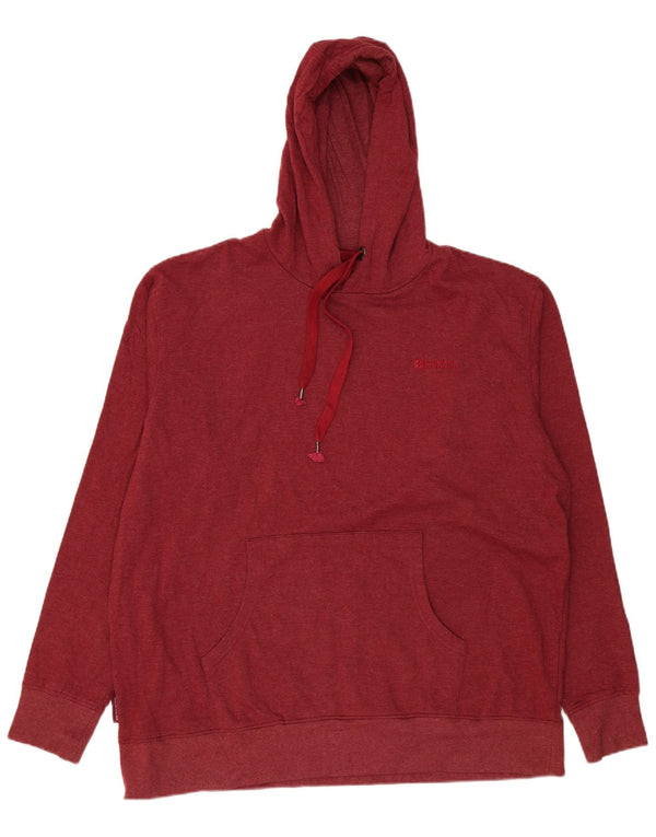 Pulover pentru bărbați Mountain Warehouse, bumbac burgundy 2XL