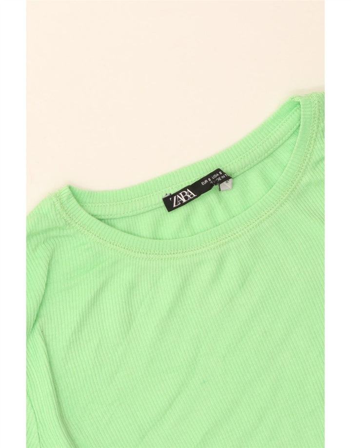 Tricou pentru femei Zara UK 8 Small Green