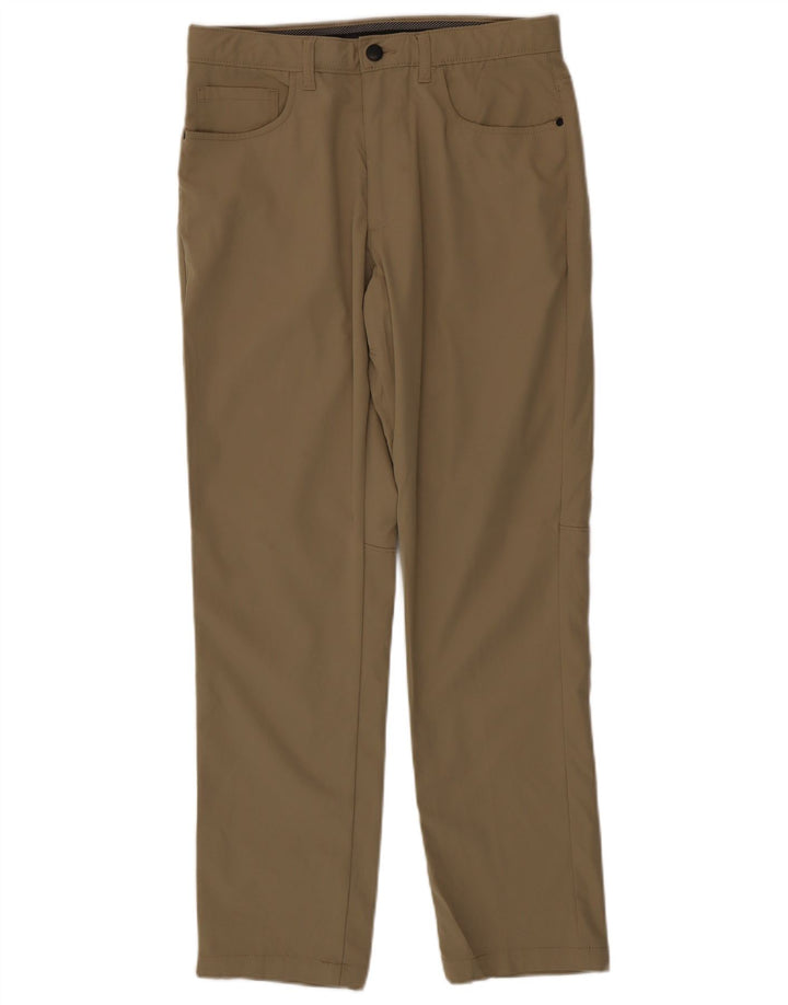 Pantaloni casual drepti pentru bărbați Lee W32 L32 poliester bej