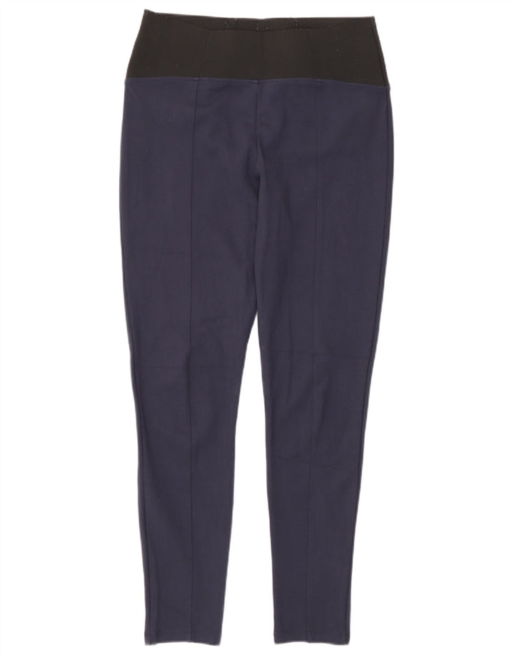 Leggings pentru femei Marks & Spencer, cu ajustare obișnuită, Marea Britanie 12, mediu, bleumarin, viscoză