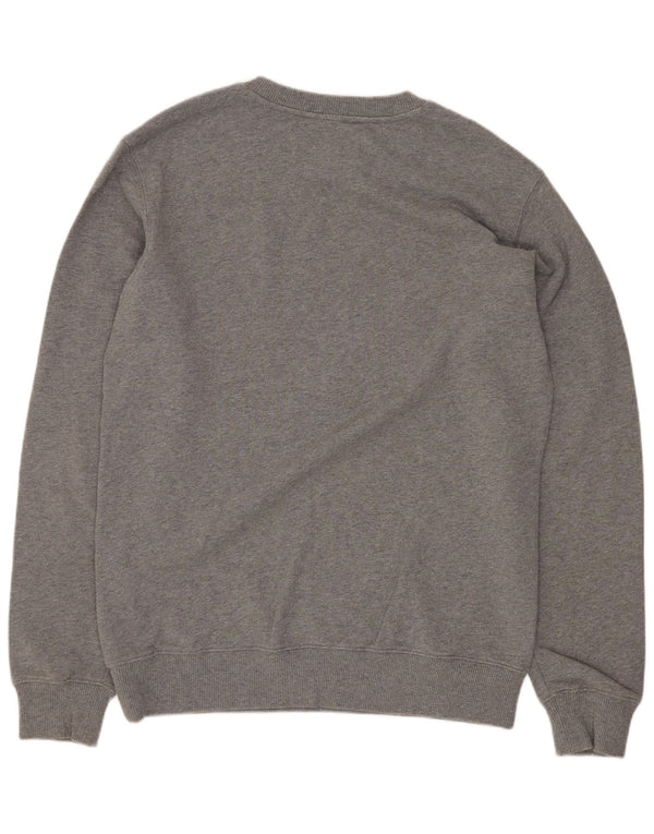 Hanorac grafic pentru bărbați Calvin Klein Jeans Jumper Bumbac Gri mediu