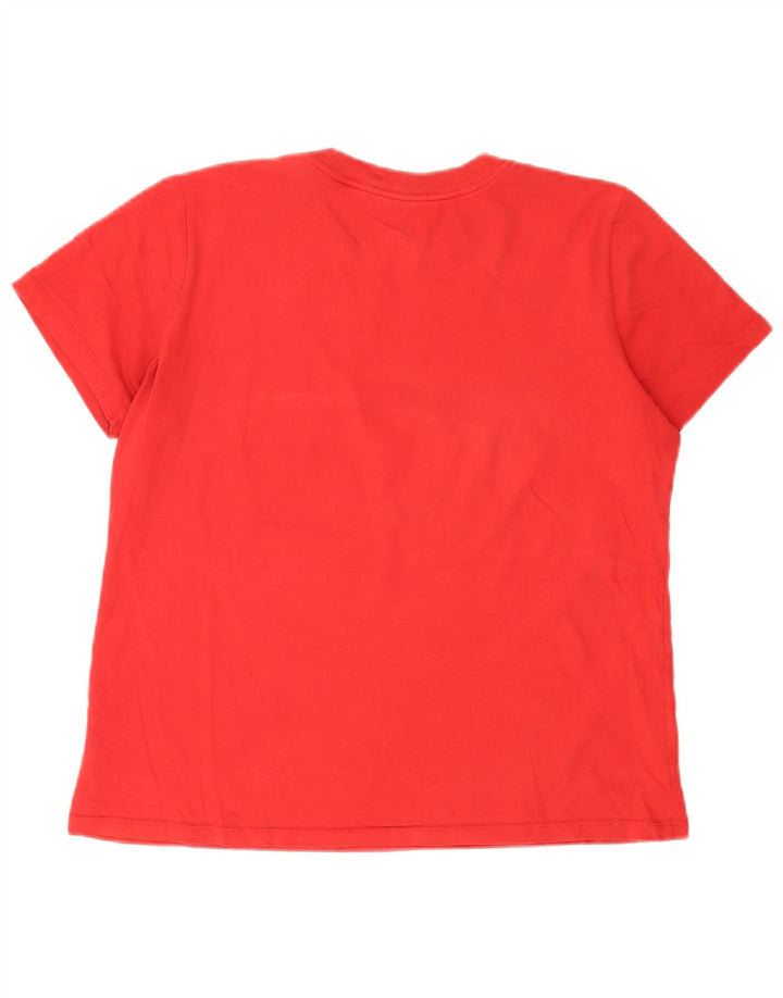Tricou grafic Nike Dri Fit pentru bărbați Top din bumbac roșu mediu