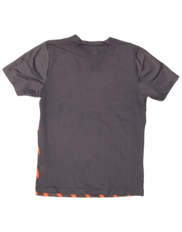 Tricou pentru bărbați Puma Top mic, gri, poliester cu dungi