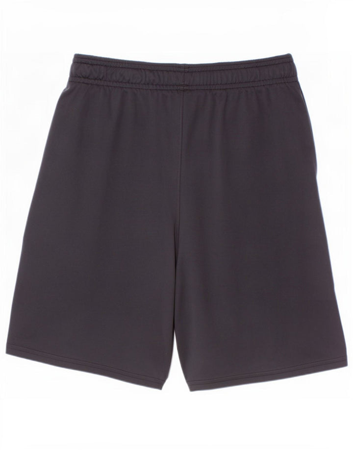 Pantaloni scurți sport grafic Under Armour pentru băieți 9-10 ani poliester negru mediu