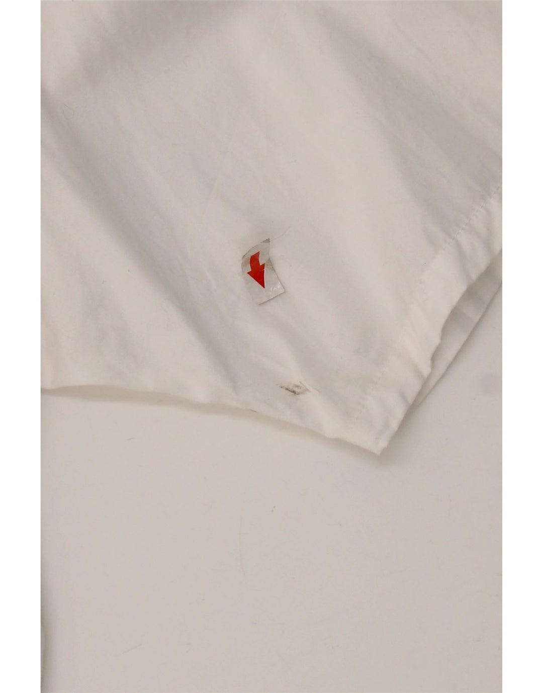 Bluză cămașă vintage pentru femei cu mânecă scurtă UK 12 Medium White