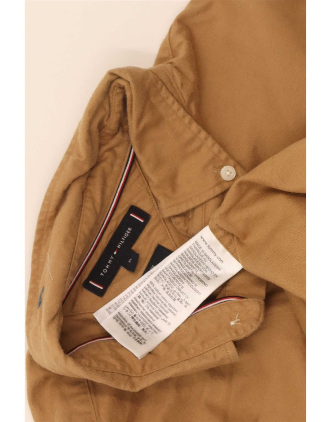 Cămașă pentru bărbați Tommy Hilfiger XL, bej, bumbac