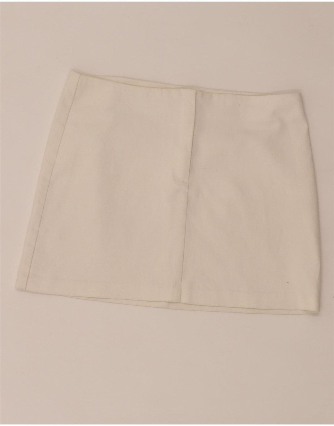 Fustă mini pentru femei Benetton W28 Medium White