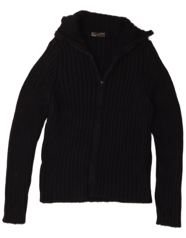Pulover cardigan pentru bărbați Zara, mare, bleumarin, bumbac