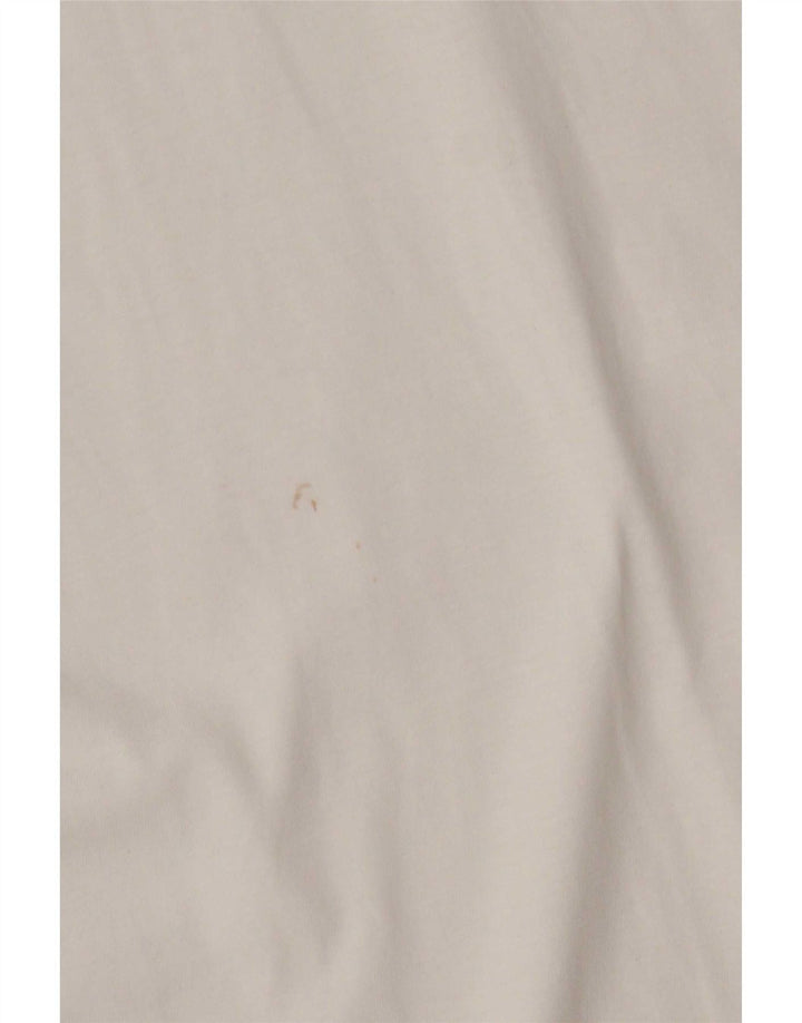 Tricou Tommy Hilfiger pentru bărbați Top mare din bumbac alb