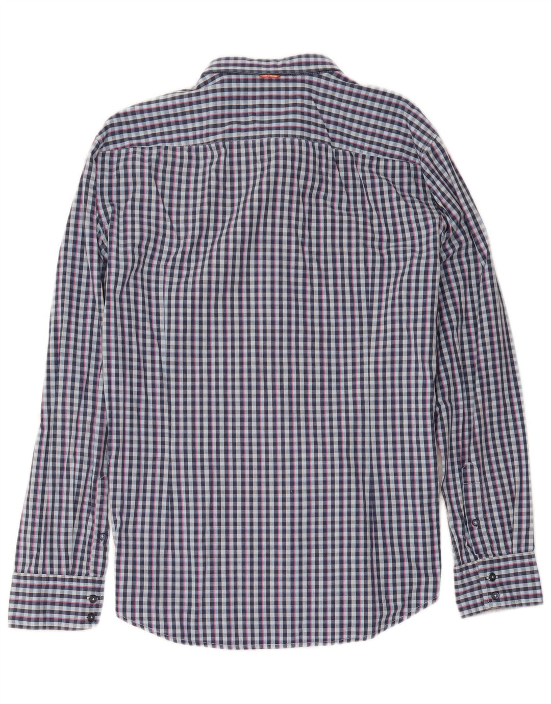 Cămașă pentru bărbați Hugo Boss XL Blue Check Bumbac