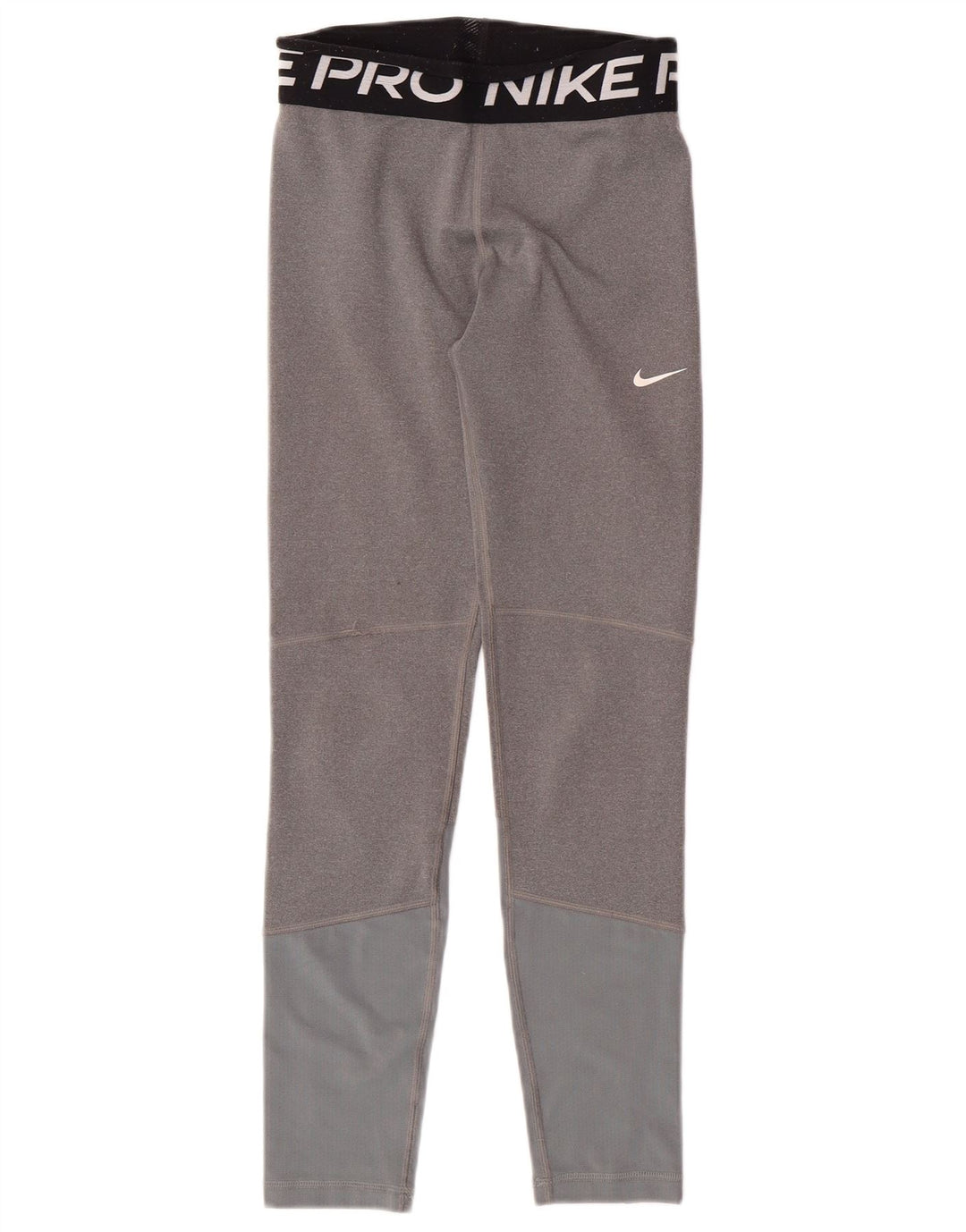 Leggings NIKE pentru fete Dri Fit Graphic 12-13 ani, mare, gri, colorblock
