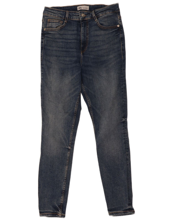Blugi skinny dama Zara EU 40 Medium W30 L28 Albastru