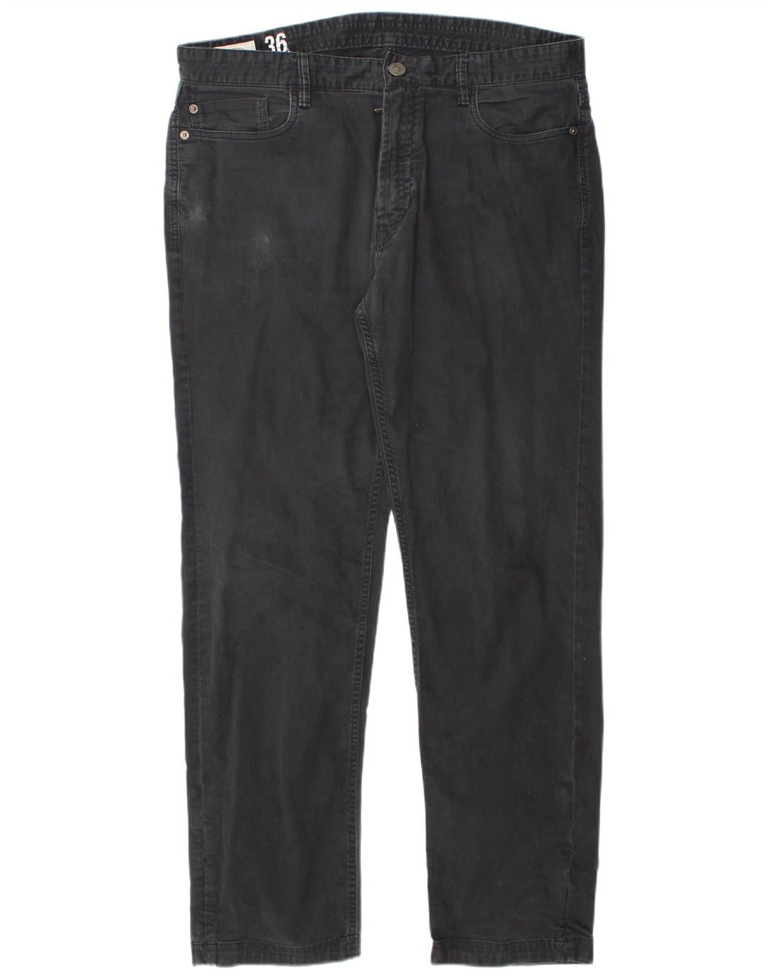 FAT FACE Mens Straight Jeans W36 L32 Black Cotton