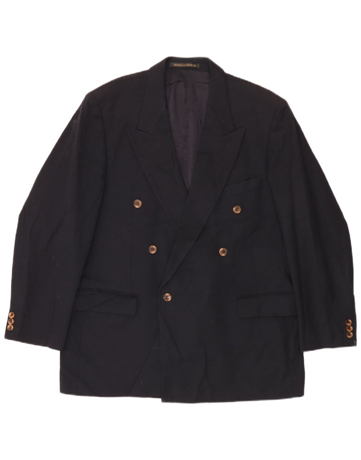 Marks & Spencer jachetă pentru bărbați cu două piepturi, UK 44 XL bleumarin