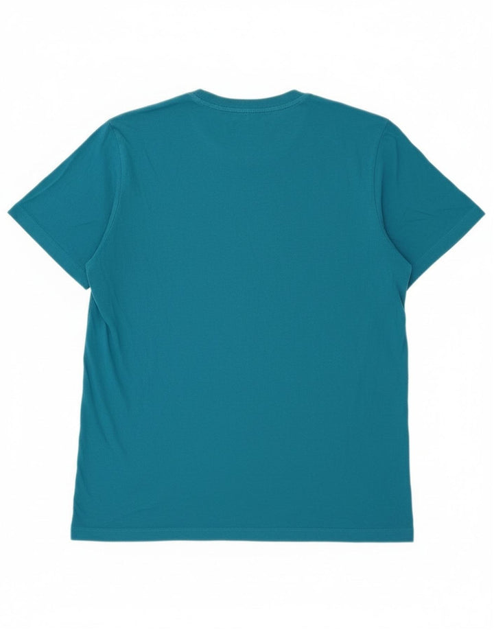 Tricou Superdry pentru femei Top mare din bumbac albastru