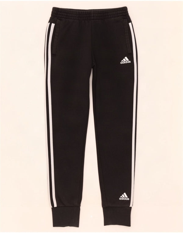 Adidas Băieți Pantaloni Trening Pantaloni Joggeri 13-14 Ani Bumbac Negru