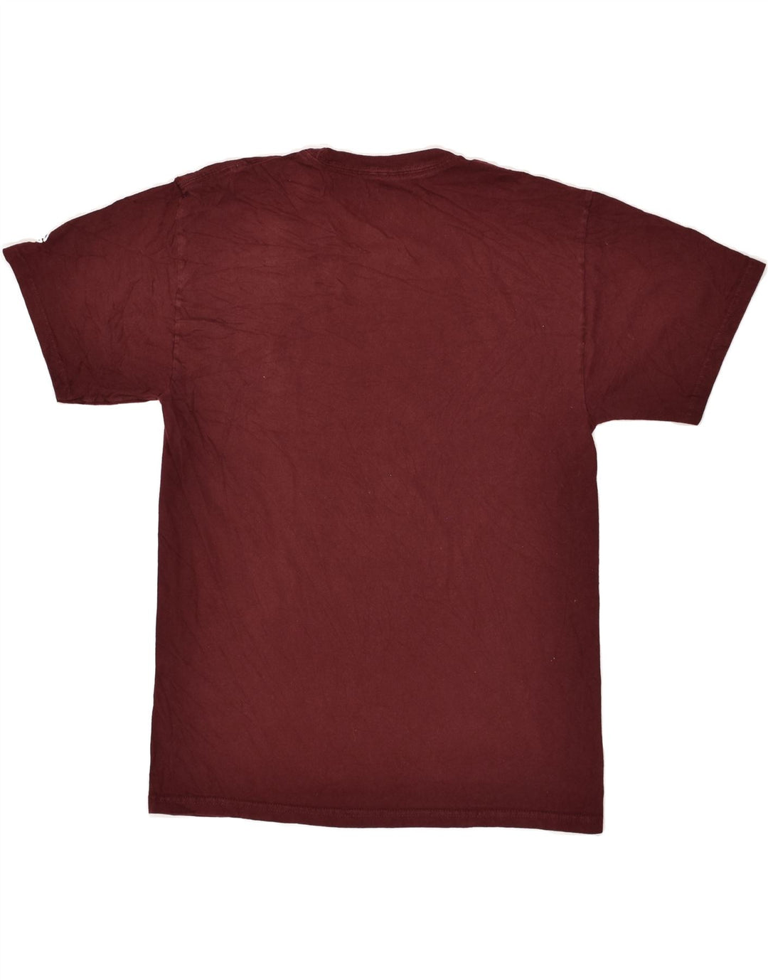 CHAMPION Mens Graphic T-Shirt Top Medium Burgundy Cotton Vintage Champion and Second-Hand Champion from Messina Hembry 