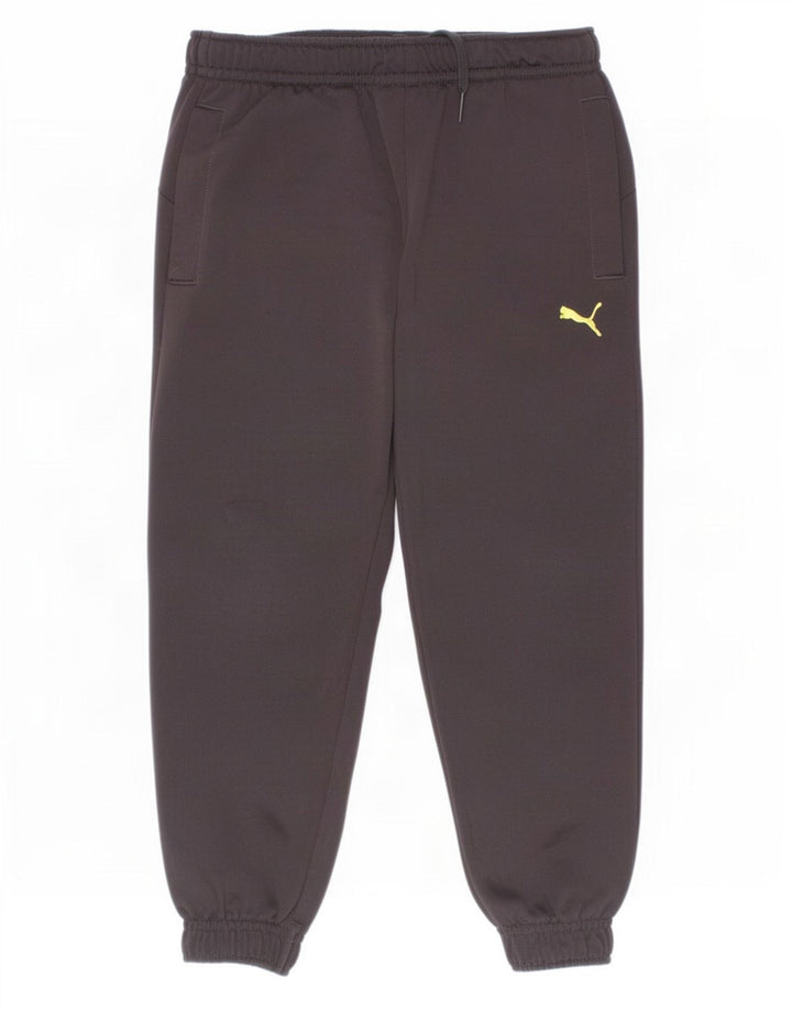 Puma Băieți Pantaloni Trening Pantaloni Joggeri 5-6 Ani Poliester Negru