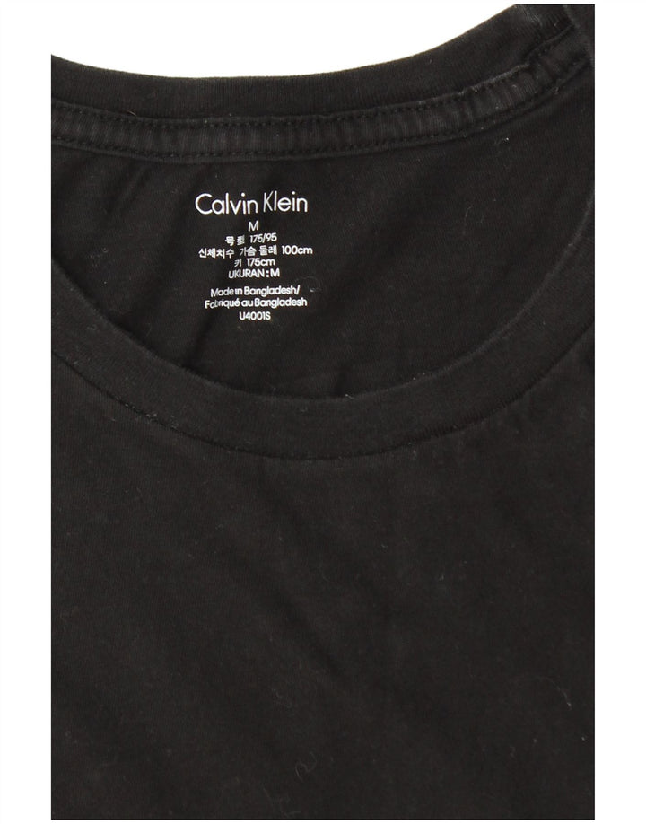Tricou Calvin Klein Bărbați Top Mediu Negru