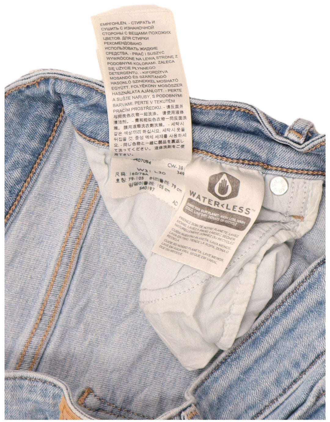 Blugi skinny cu talie înaltă 721 pentru femei LEVI'S W31 L30 bumbac albastru