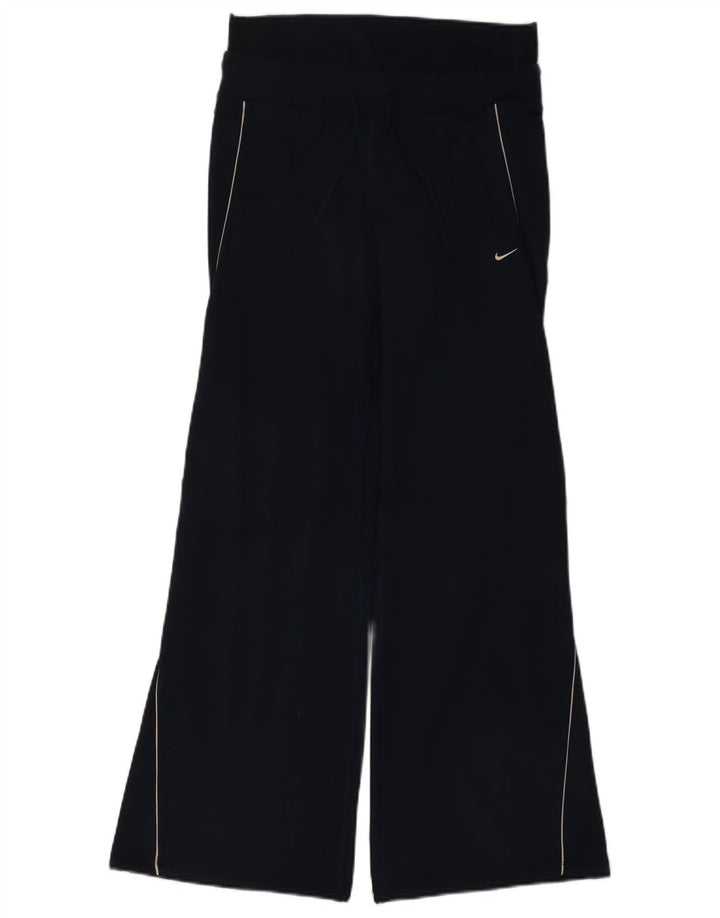 Pantaloni de trening Nike Flare pentru femei Marea Britanie 8/10 Poliester bleumarin mic