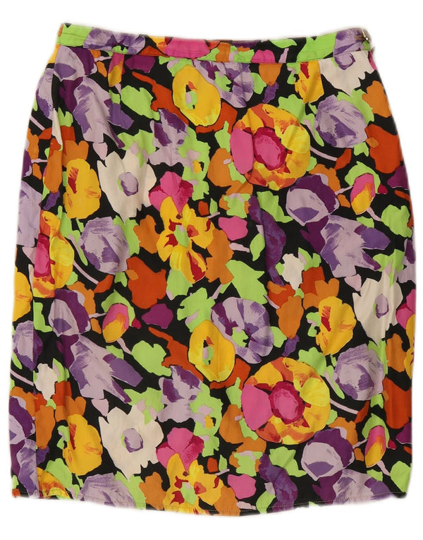 Fusta Dreaptă Vintage Femei W26 Mic Multicolor Floral