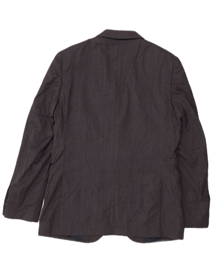 Massimo Dutti Jachetă pentru bărbați cu 2 nasturi EU 50 Lână gri mediu