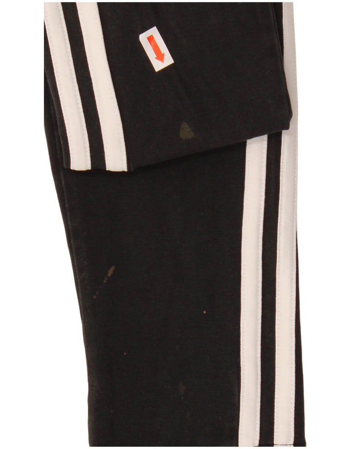 Leggings ADIDAS pentru femei, cu ajustare strânsă, UK 8/10, bumbac negru mic