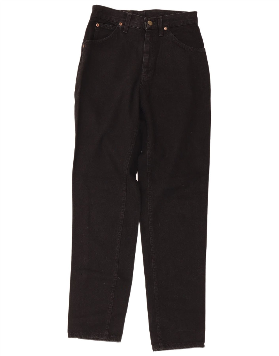 Blugi conici LEE pentru femei cu talie înaltă W28 L33 bumbac negru