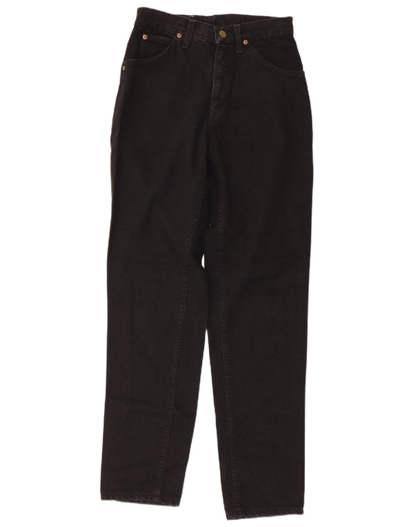 Blugi conici LEE pentru femei cu talie înaltă W28 L33 bumbac negru