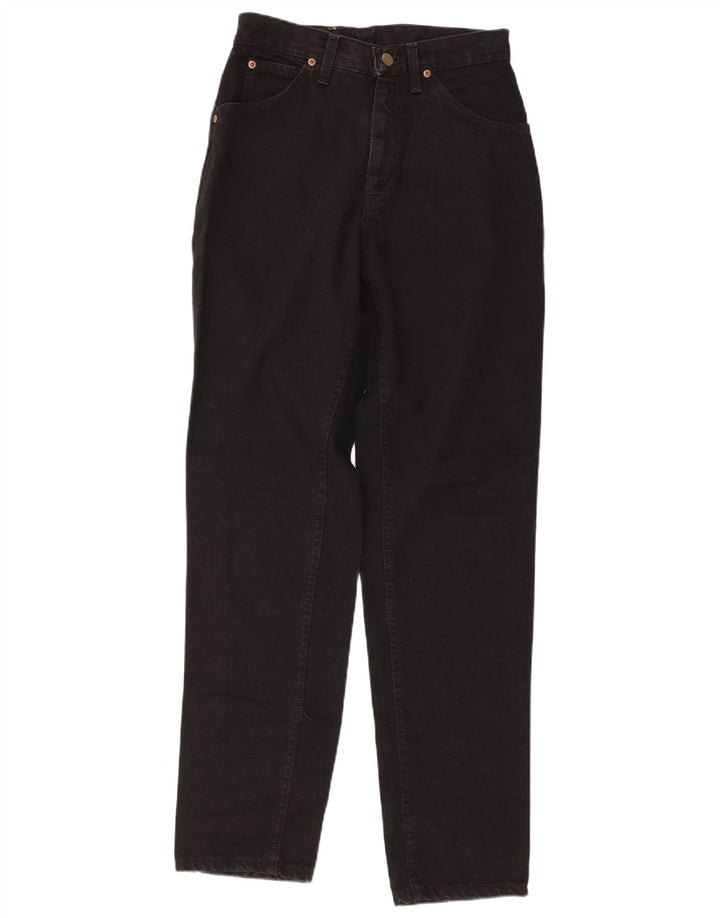 Blugi conici LEE pentru femei cu talie înaltă W28 L33 bumbac negru